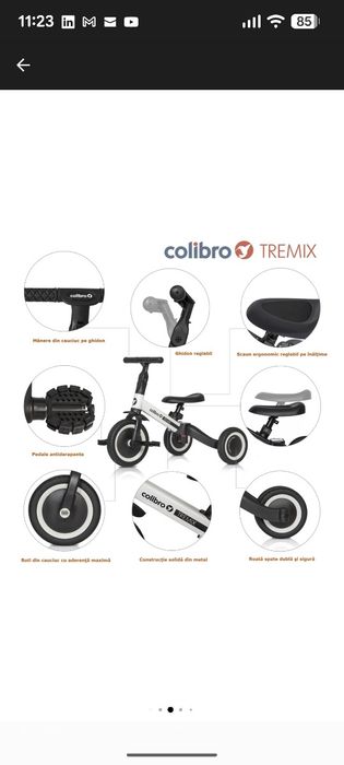 Bicicleta Colibro Tremix