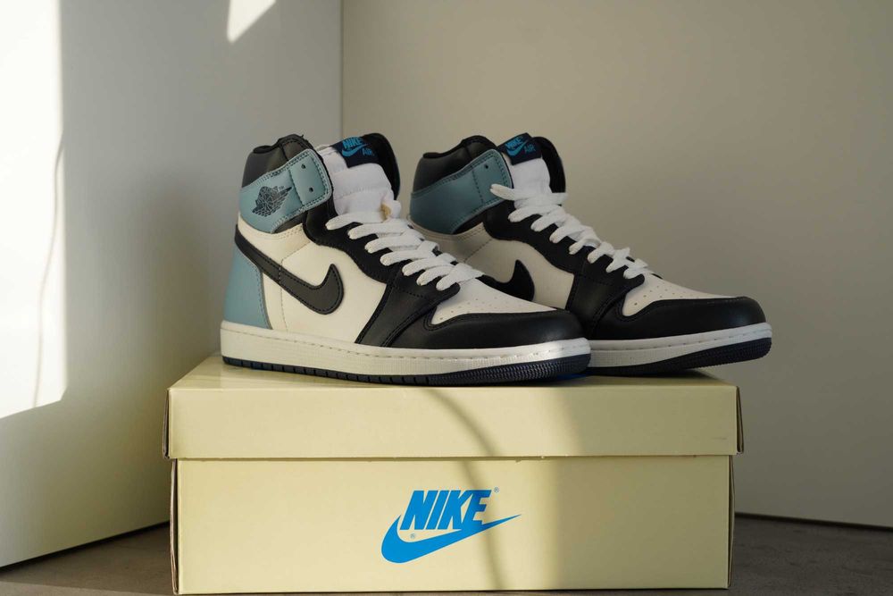 Adidași Jordan 1 OBSIDIAN - Toate Mărimile Disponibile, Cu Cutie