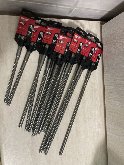 Burghiu Milwaukee MX4 10x165,10x215,10x265mm Noi Italia