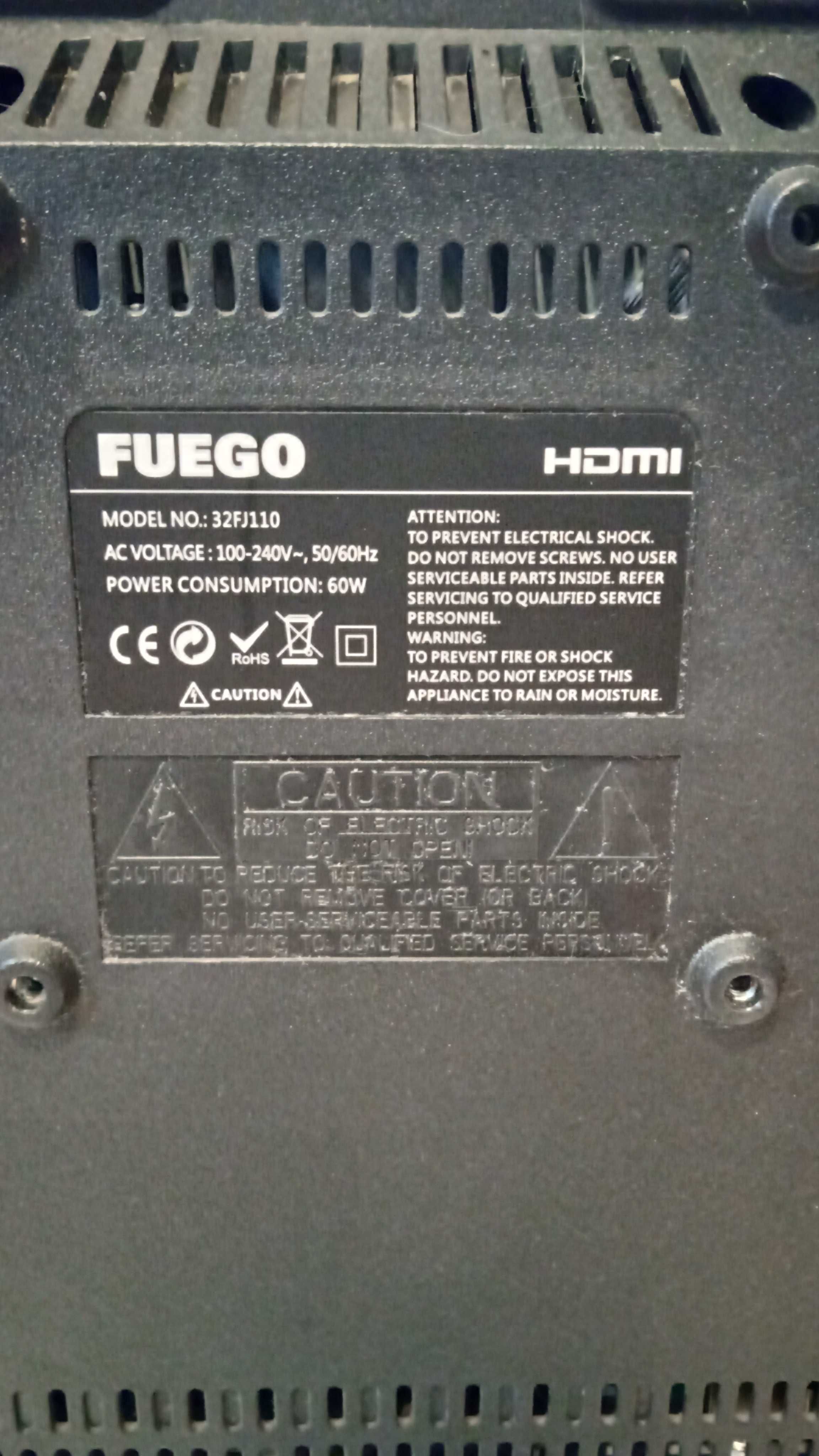 Телевизор Fuego 32FJ110 на части