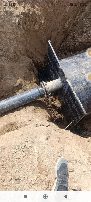 Стикавой пайка для политилиен . авария услуги. Мембрана тикиш