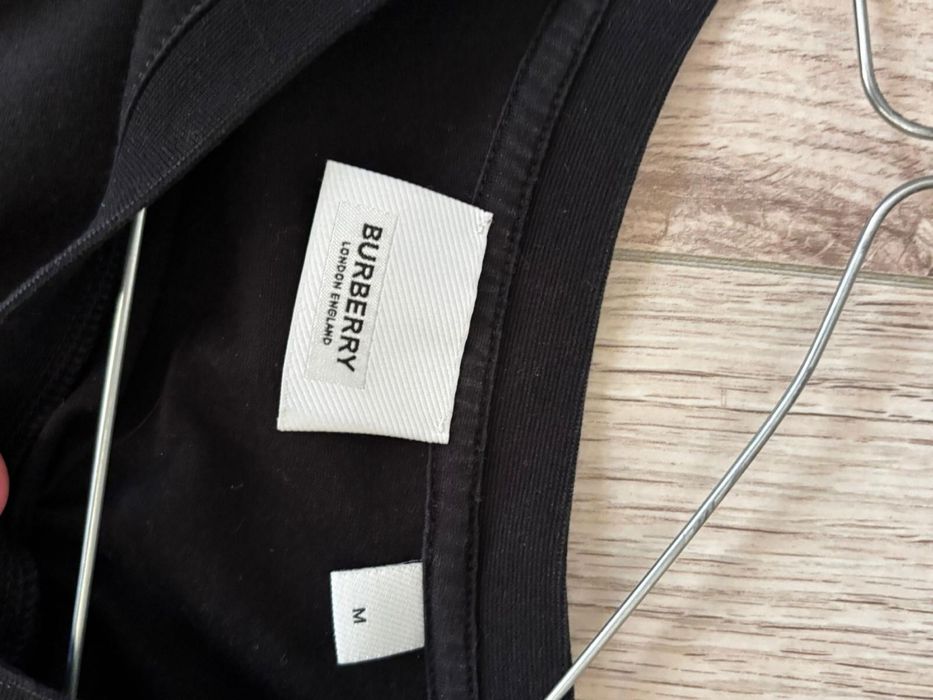 Tricou burberry horseferry print negru