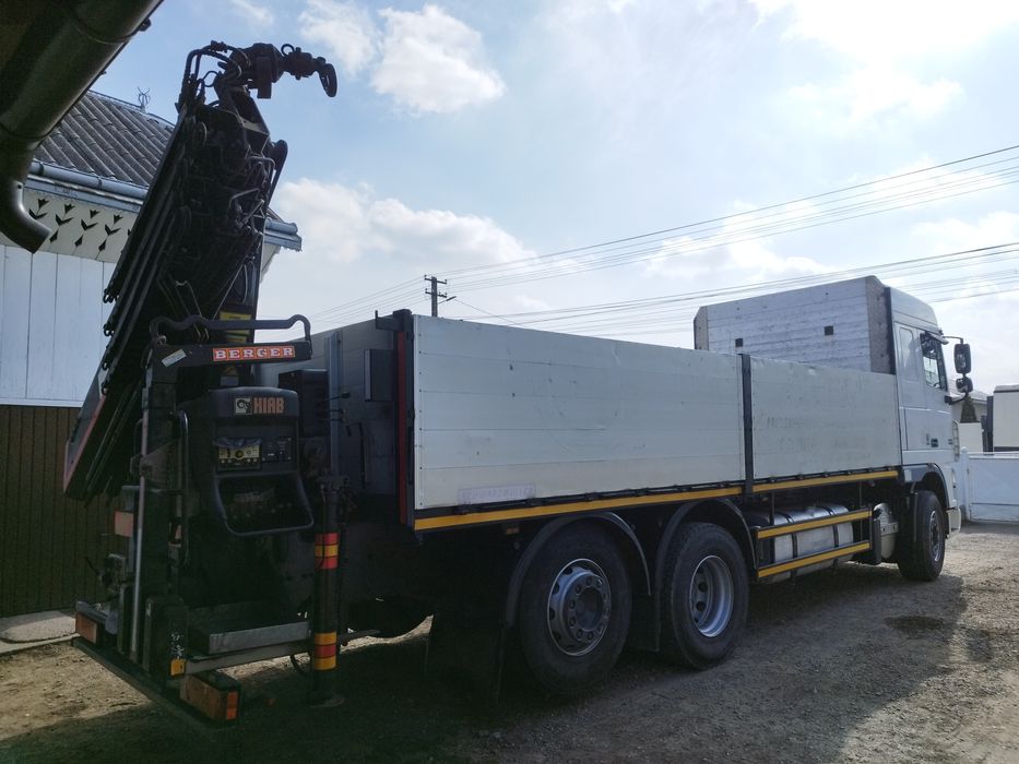 Vând Daf XF105 cu macara sau schimb cu utilaje!
