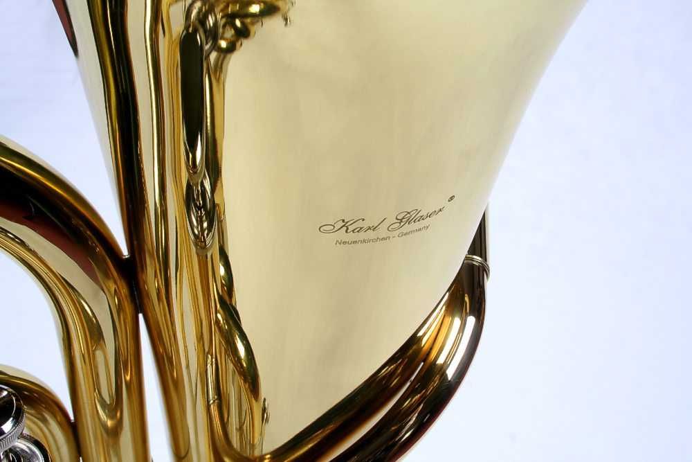 Eufoniu profesional 4 pistoane Karl Glaser Bb Baritonhorn auriu