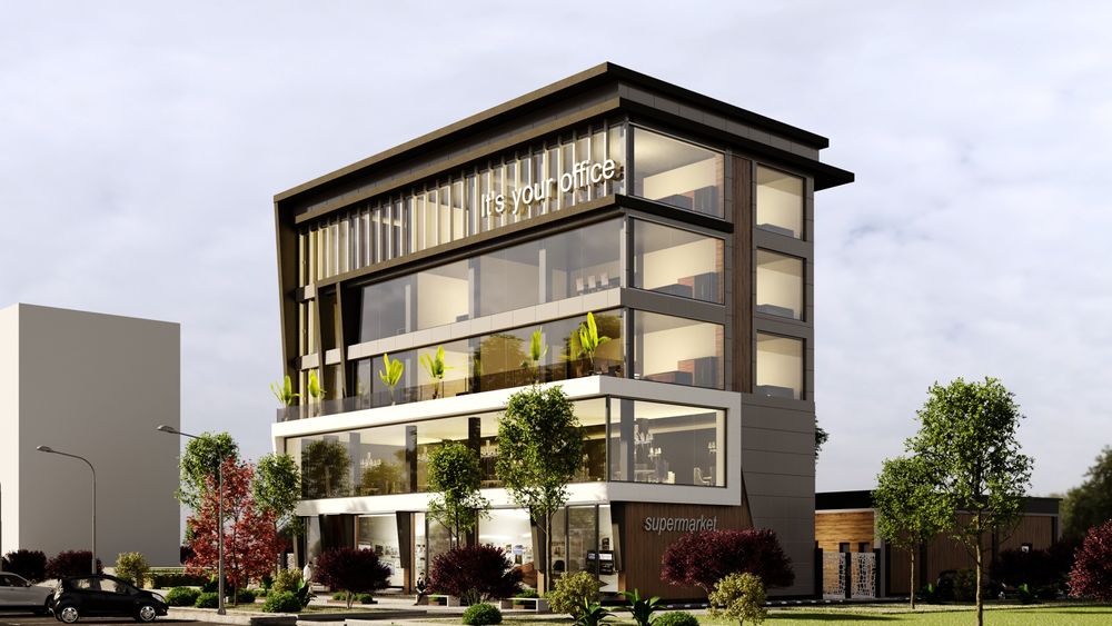 Здания, бино сотилади вдоль дороги