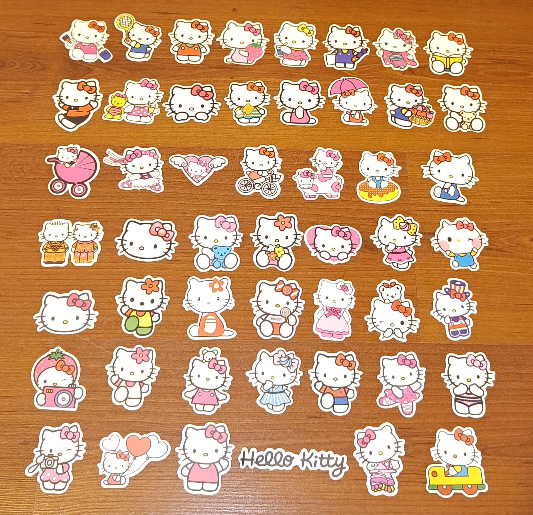 Stickere personajul Sanrio Hello Kitty, la bucată sau la set