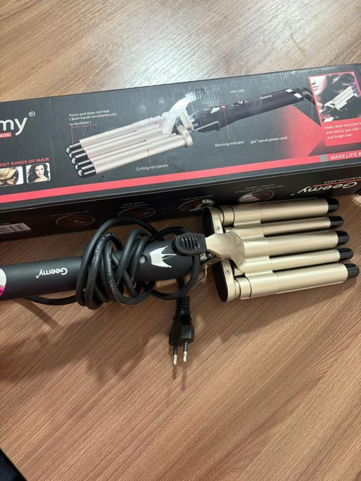 тройная плойка для волос