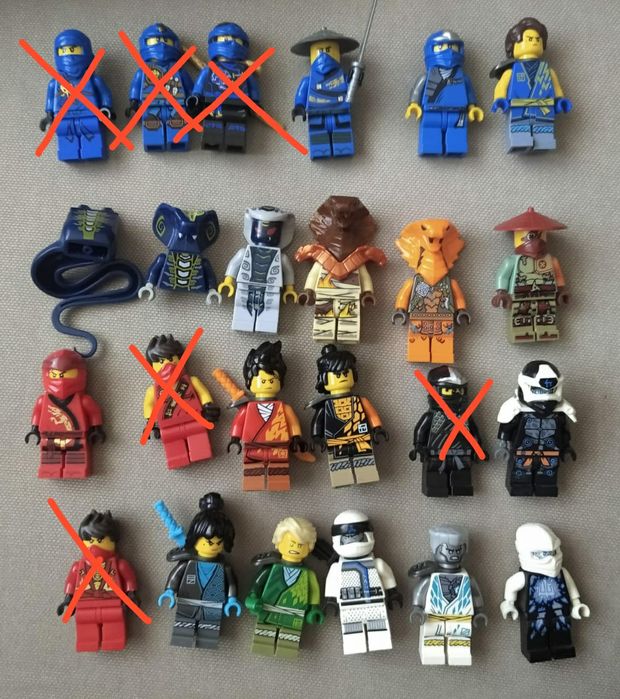 Минифигурки лего ниндзяго АНАЛОГ(Неоригинал)