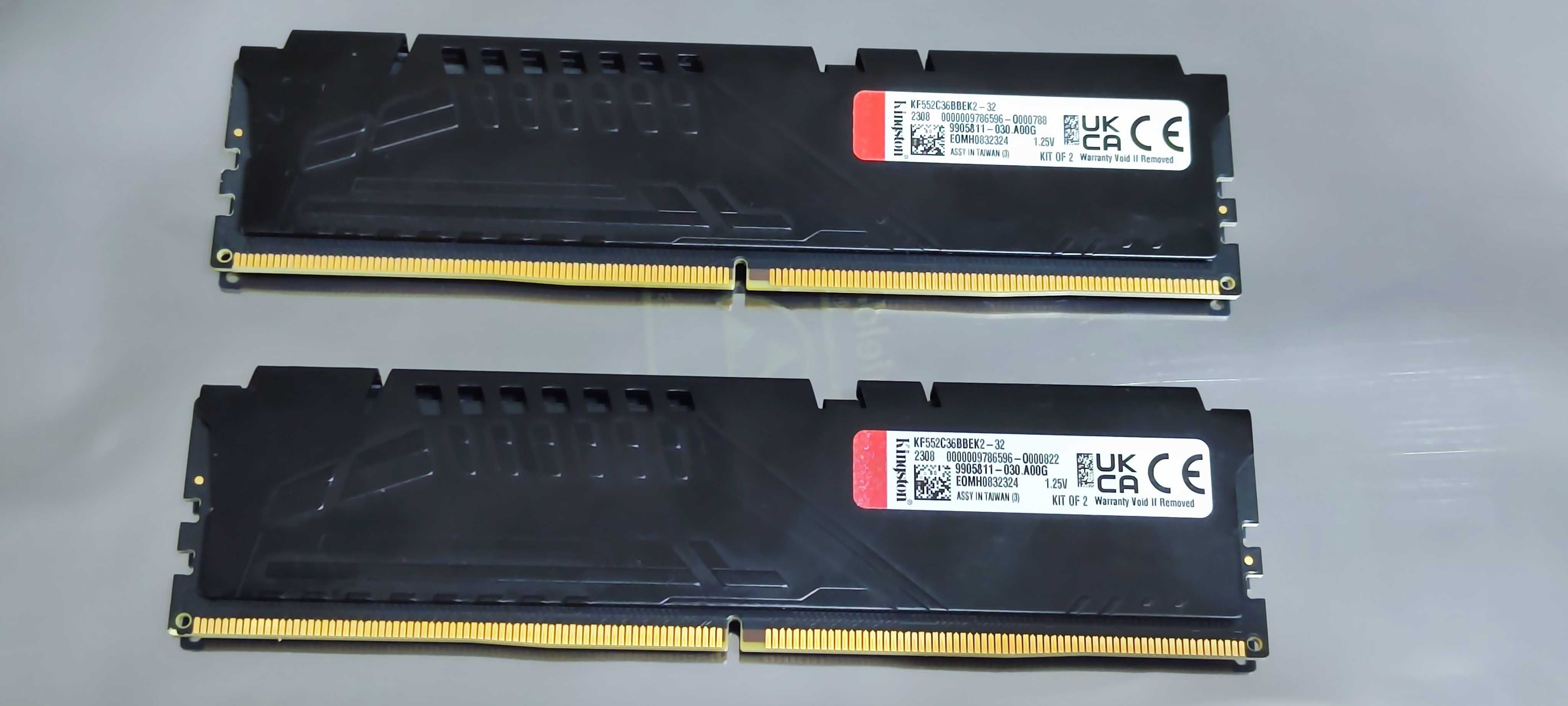 Продавам рам Kingston FURY Beast DDR5 Kit KF552C36BBEK2-32 GB (2x16GB)
