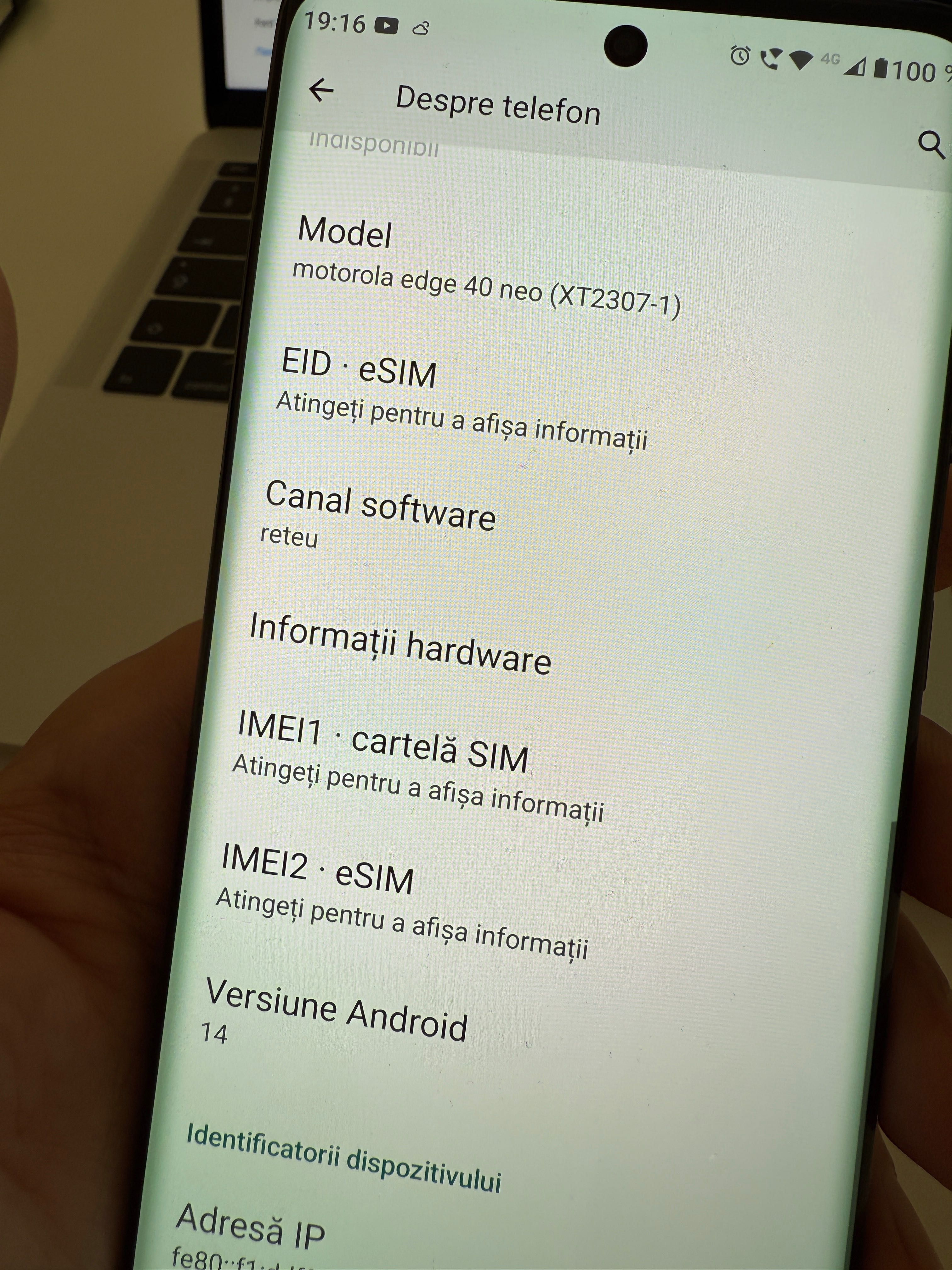 Motorola Edge 40 Neo 5G - ca Nou