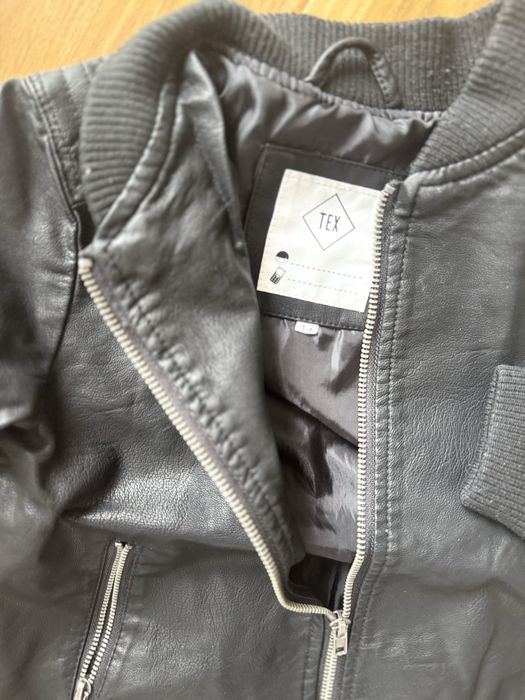 Geacă băieți piele ecologică 3 - 4 ani