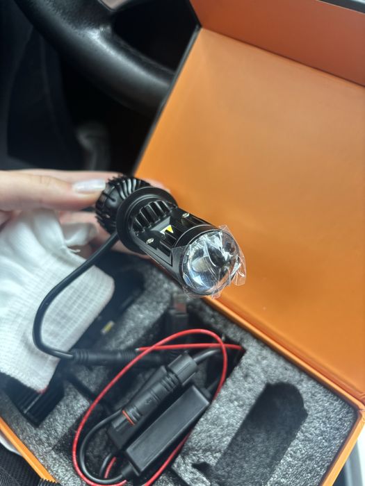 LED мини лещи Y10 H7 – комплект за фарове