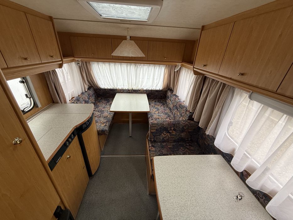 Rulota Dethleffs Family 450,1998,5 pers,baie,boiler,wc fix,dus