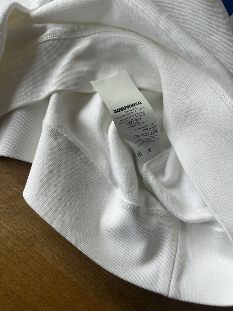 Суитшърт Dsquared2 White "Superior"