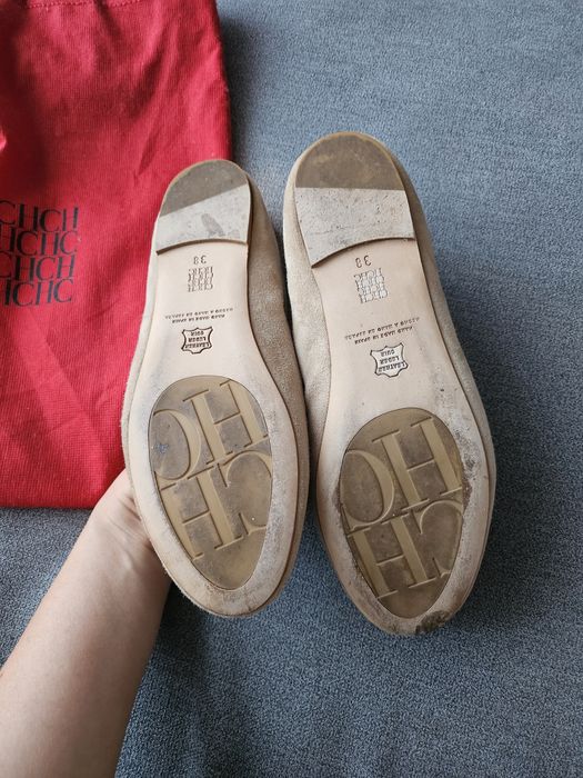 Balerini piele Carolina Herrera