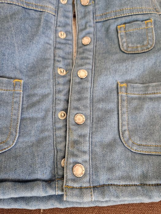 Зимно дънково яке за бебе - Sergent Major