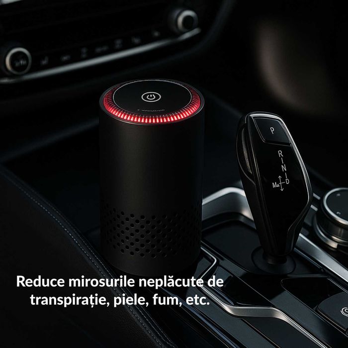 Purificator Aer Portabil pentru Masina si Acasa Filtrare in 4 Straturi