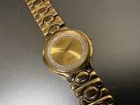 Ceas Raymond Weil dama aur de 18k placat quartz eta 955