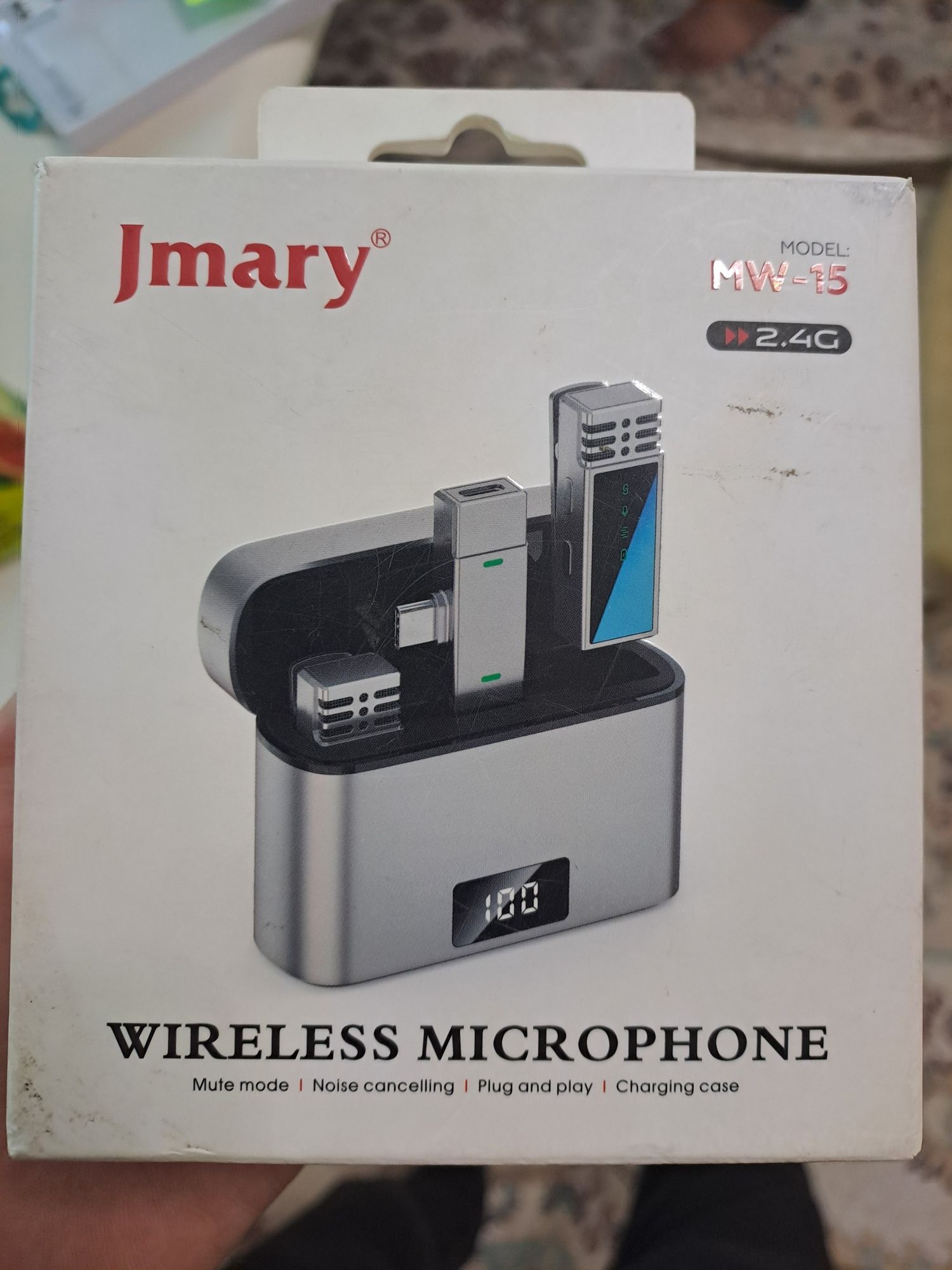 Продам микрофон петличку в комплекте 2 шт и приёмник Jmary