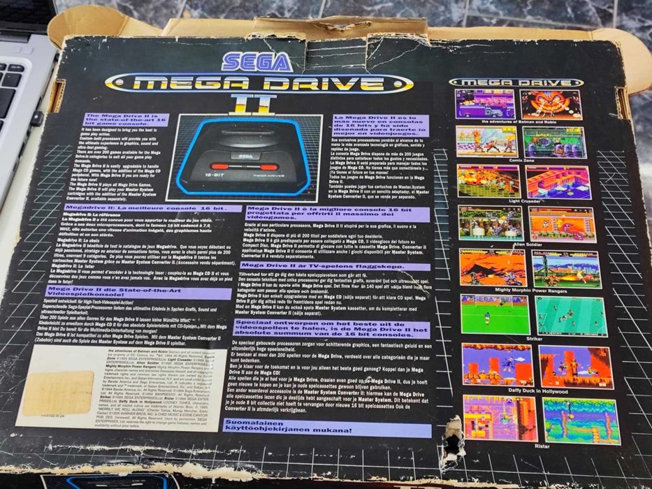 Оригинална конзола sega mega drive ll