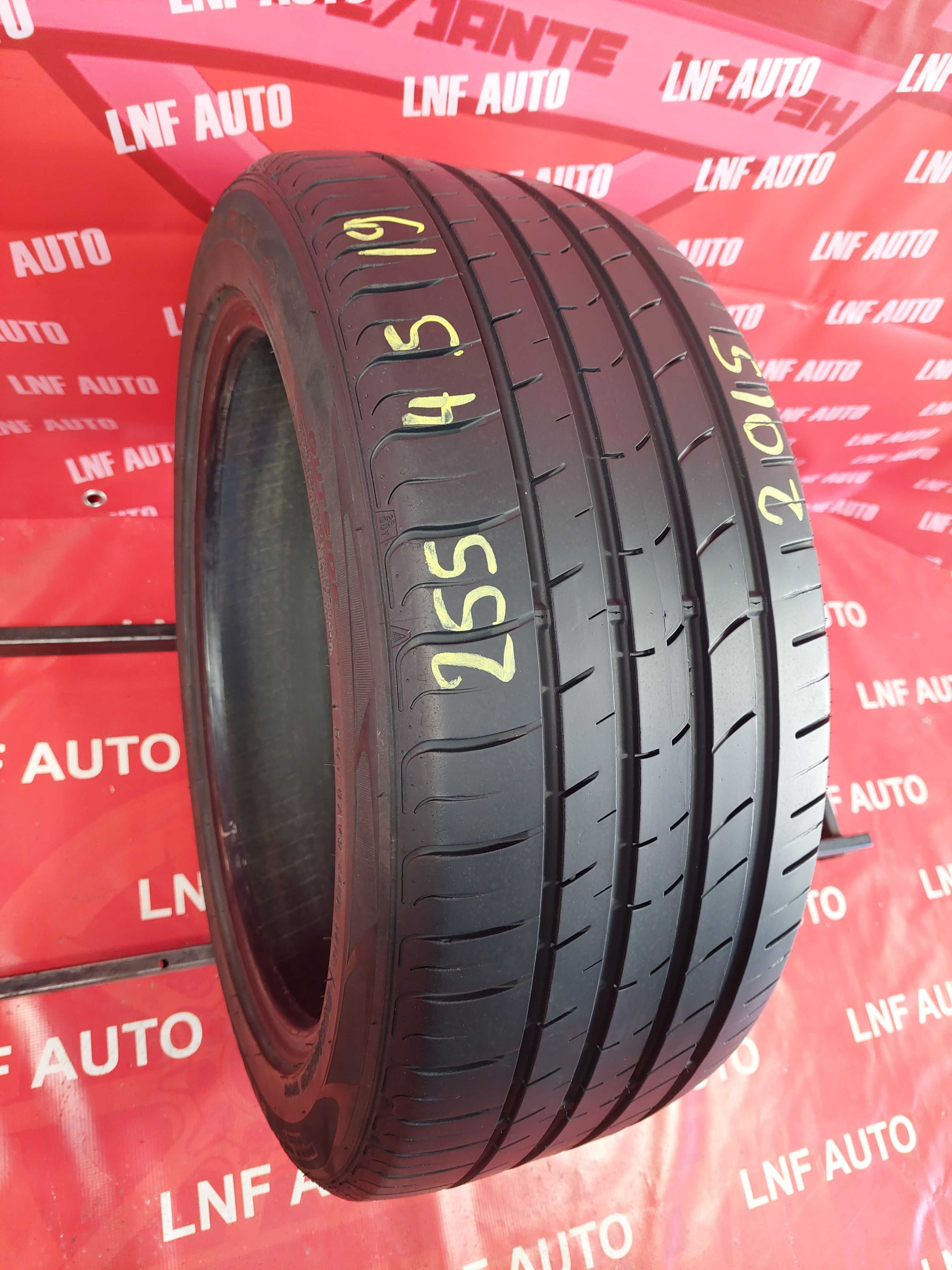 1 Anvelope de VARA - 255/45/19 - NEXEN - 6.5 MM - DOT 2015 !