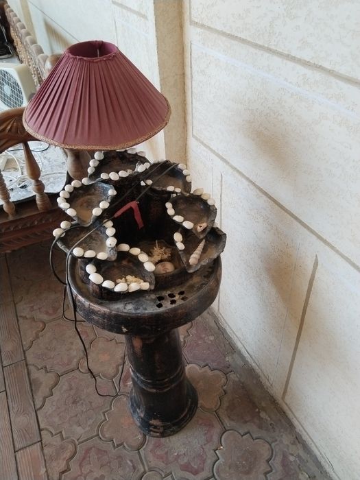 Фонтан водопад для сада