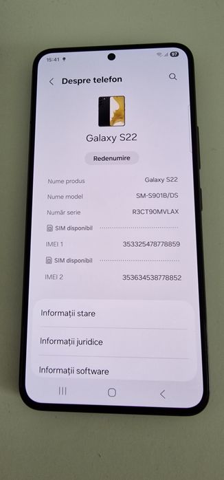 Samsung s22 128gb preț fix