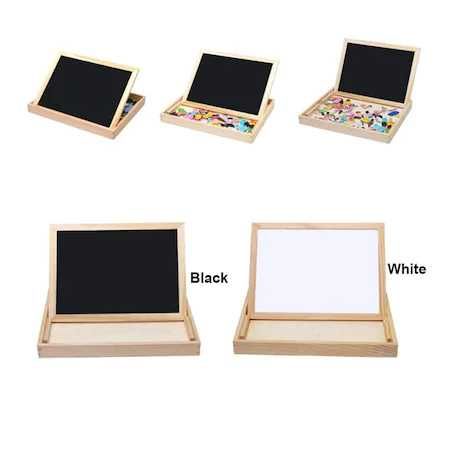 Puzzle magnetic si tabla, joc educativ multifunctional, Montessori