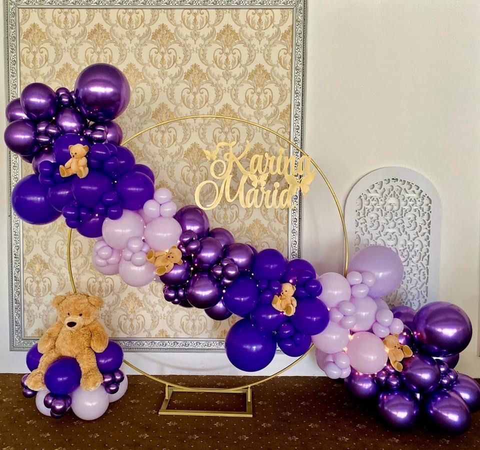 Aranjamente - decoratiuni - evenimente - fum greu- baloane/florale
