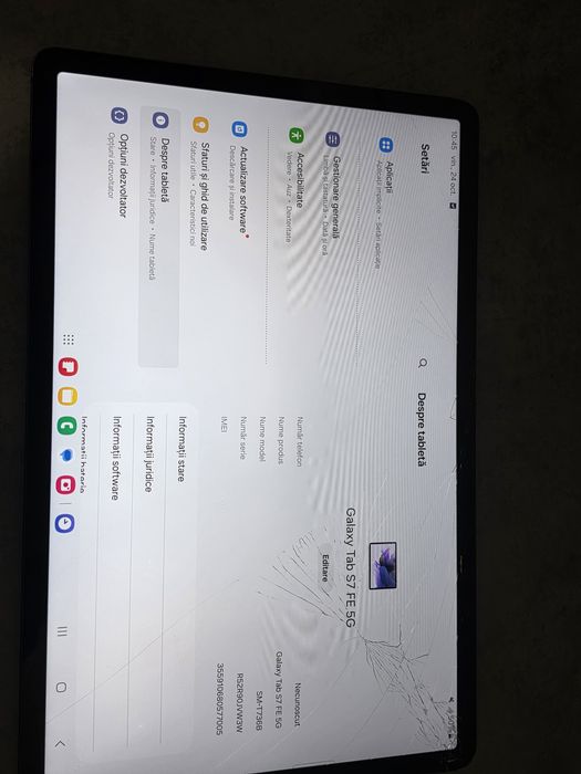 Tableta / Samsung Tab S7 FE  ~ 128GB ~ Black