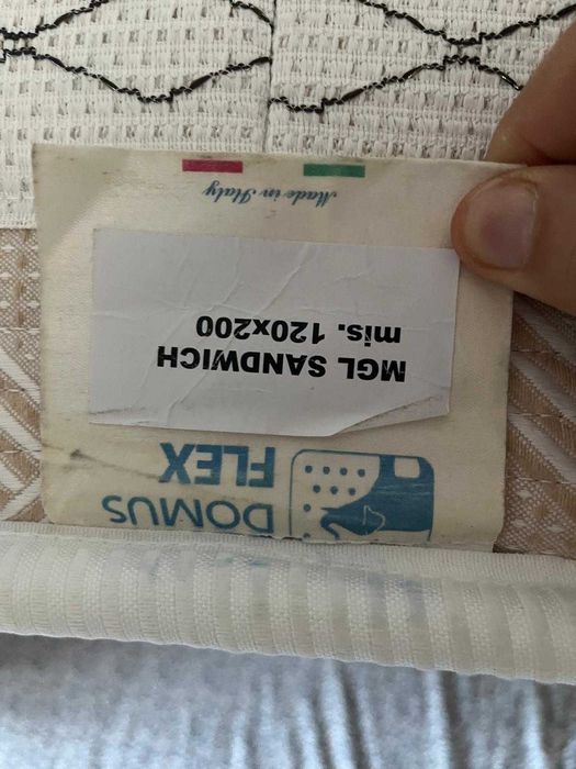 saltea Domus Flex 120/200cm, ortopedica, stare foarte buna