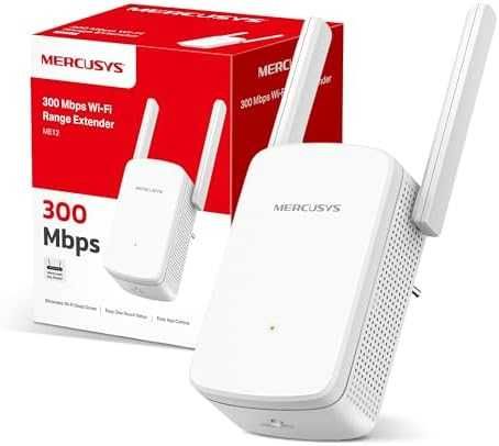 Нов WiFi усилвател Mercusys ME12 300 Mbps с външни антени разширител