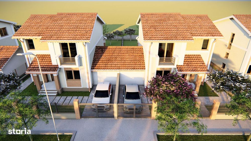 Duplex P+1, 5 camere, 104mp, garaj, teren 375mp, Cartierul Primaverii!