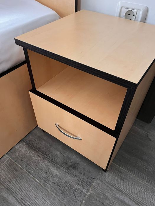 Dulap,pat ,și 2 noptiere