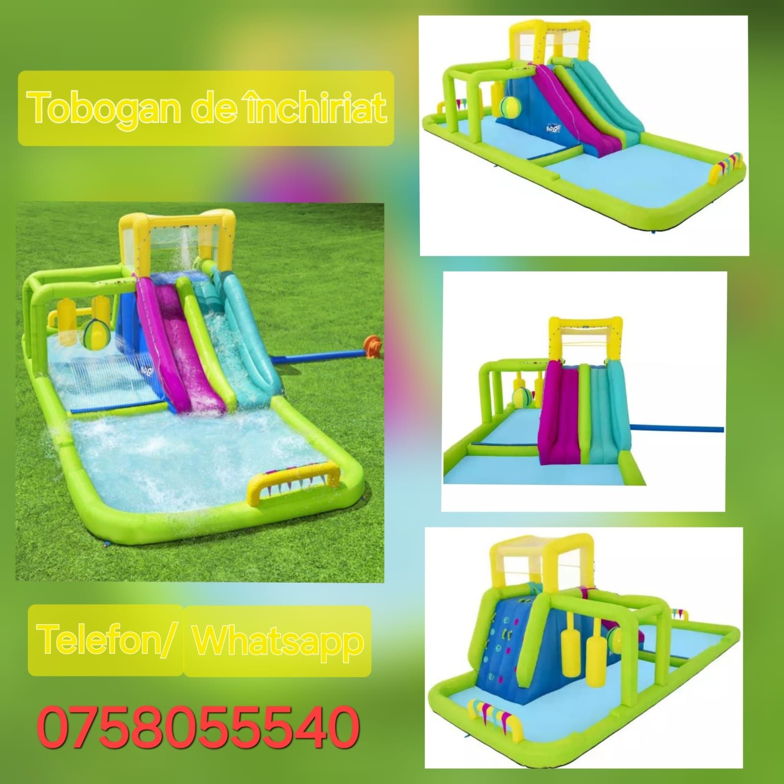 Tobogan/Topogan de inchiriat
