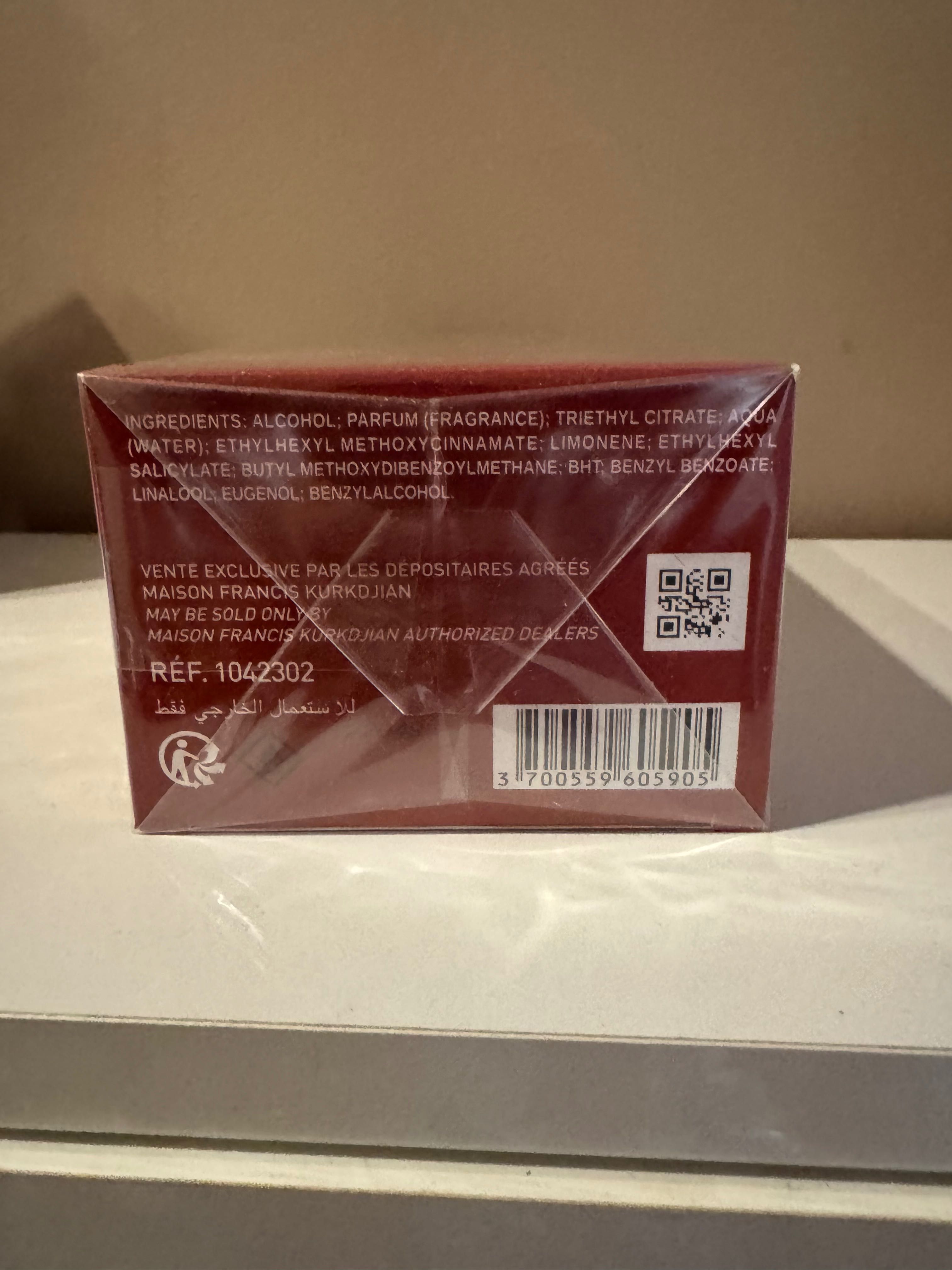 maison francis kurkdjian baccarat rouge 540