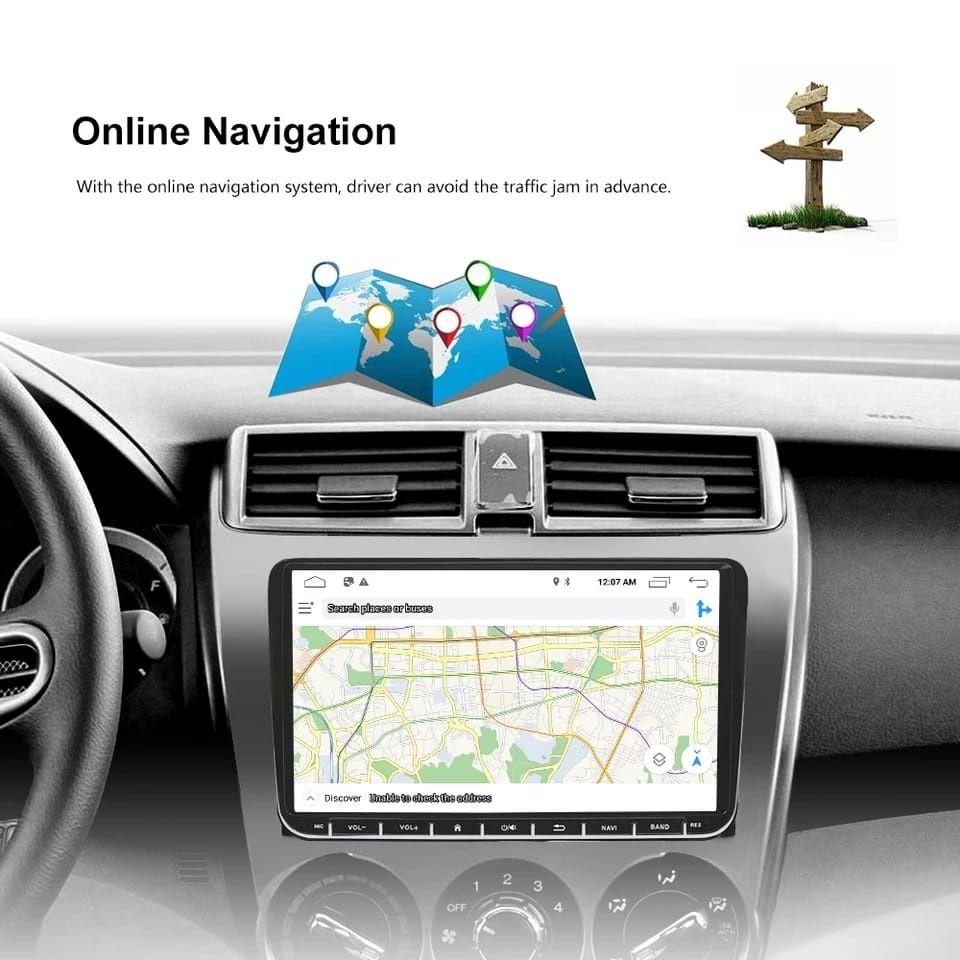 Navigație 9" android  vw golf 5,6, Passat, polo, Scirocco, skoda