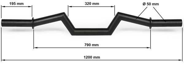 Олимпийски Удебелен Крив Лост Ф50 Super SZ Fat Bar-120 см