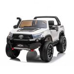 Masinuta electrica Toyota Hilux 4x4 180W 12V PREMIUM #Alb