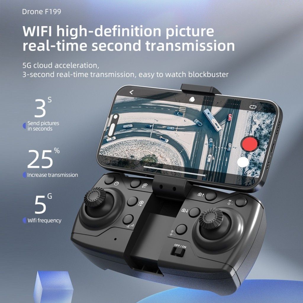 WIFI FPV професионален мини RC сгъваем дрон със 1080px камера