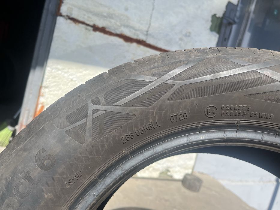 2 бр. летни гуми 185/65/15 Continental DOT 0720 5 mm