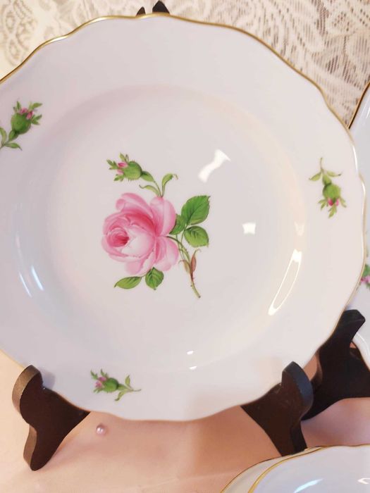Красив четворен сет Meissen Porcelain