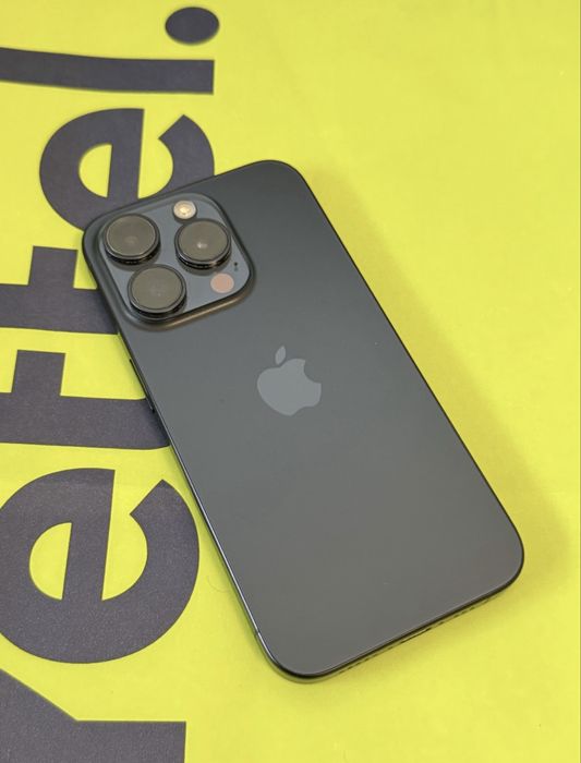 КАТО НОВ 256GB iPhone 15 Pro Yettel Гаранция 2026 Titanium Blue