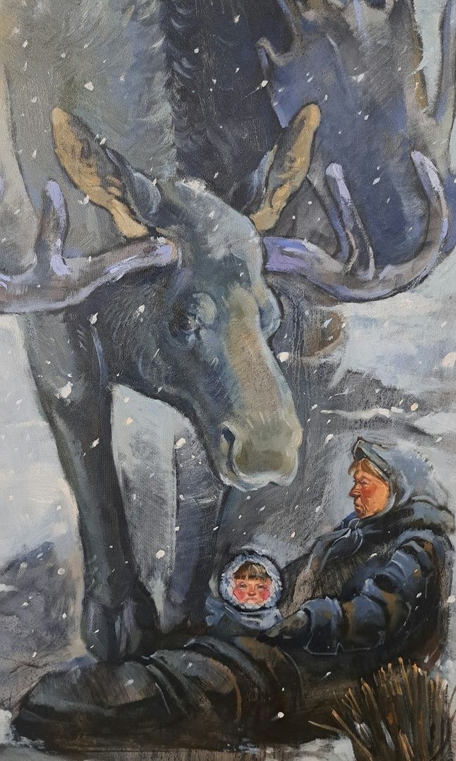 картина маслом "сестра"