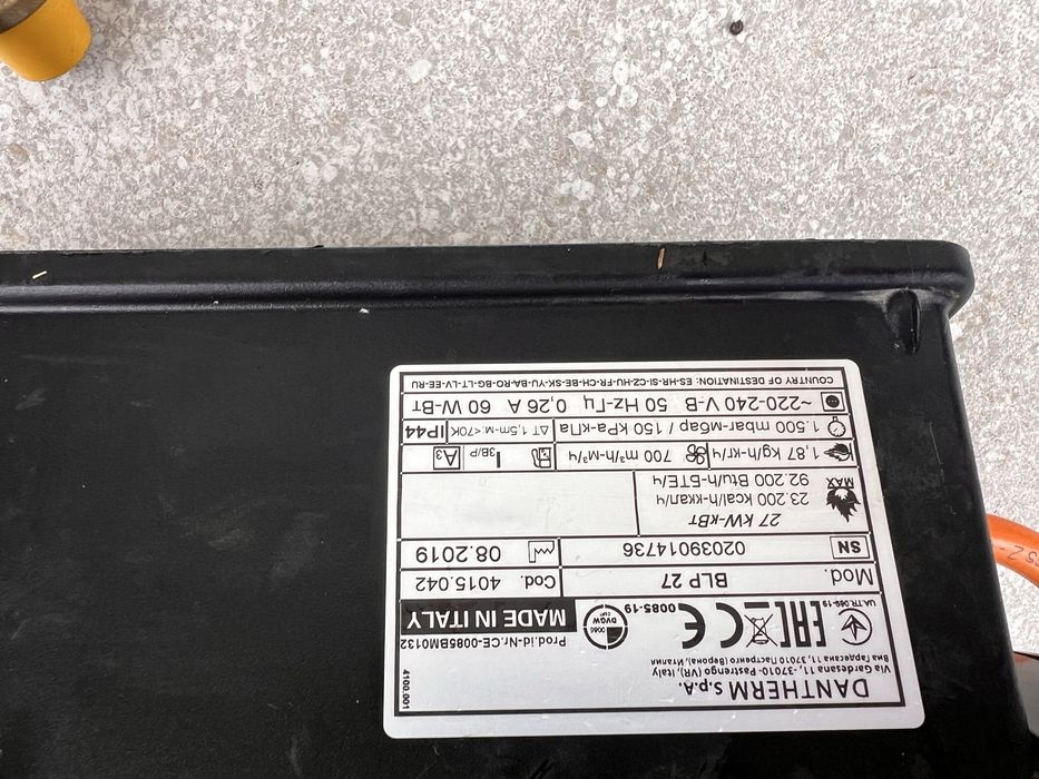 Incalzitor pe gaz 27kw