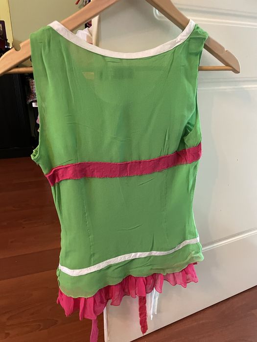 Дамски копринен топ Moschino