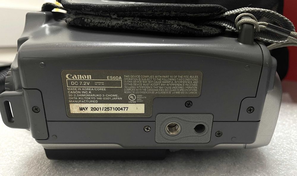 Видеокамера CANON ES60A Made in Japan