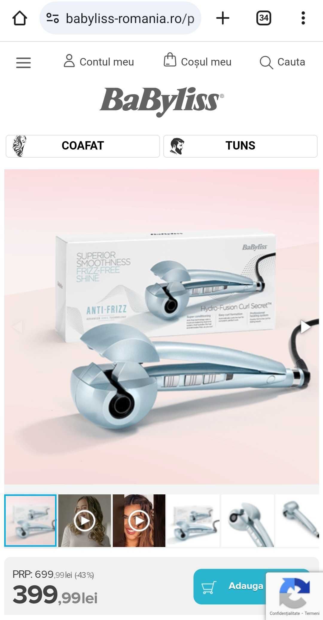 Ondulatorul par BaByliss