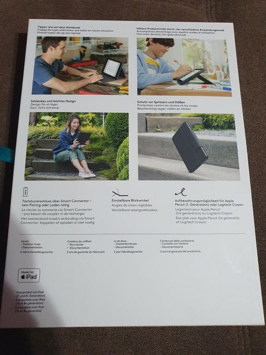 iPad Logitech Rugged Folio husa+tastatura
