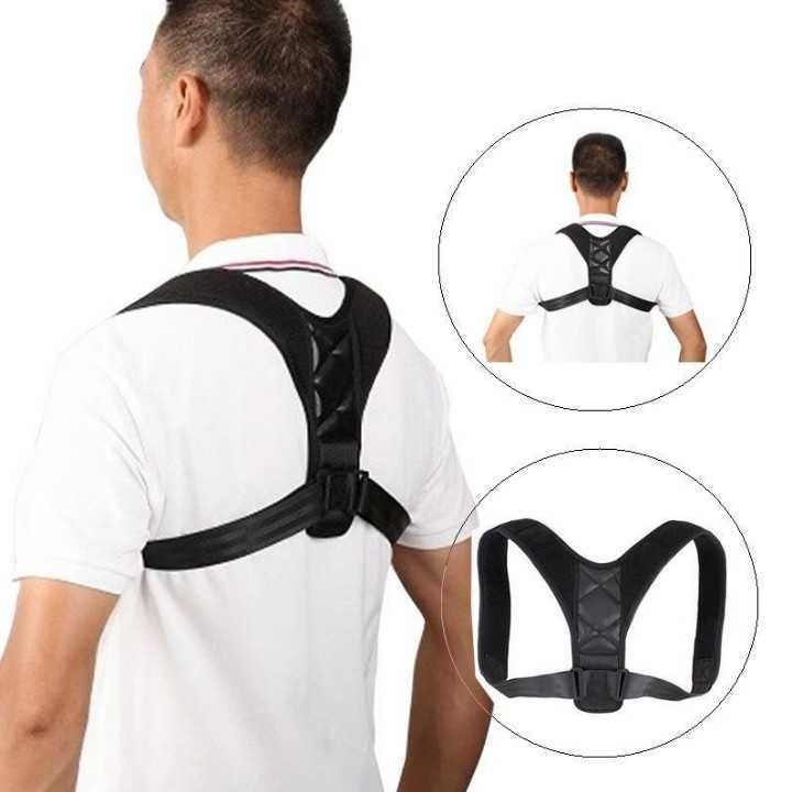 Коректор стойката на гърба и раменете, колан за изправяне, универсален